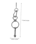 Heavy Duty Stainless Steel Horse Tie Down Ring Cross Tie Ring For Trailers Durable Clip Tack Supplies With Safe Rope Release