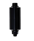 Dzus fastener dimpling die tool, black metal, 0.75in x 0.2in, with threaded ends.
