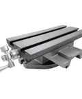 Heavy Duty Compound Slide Table 5.5 By 12 Inches Featuring Dual Axis Travel Built Like A Tank For Milling Drilling Microscope Staging.