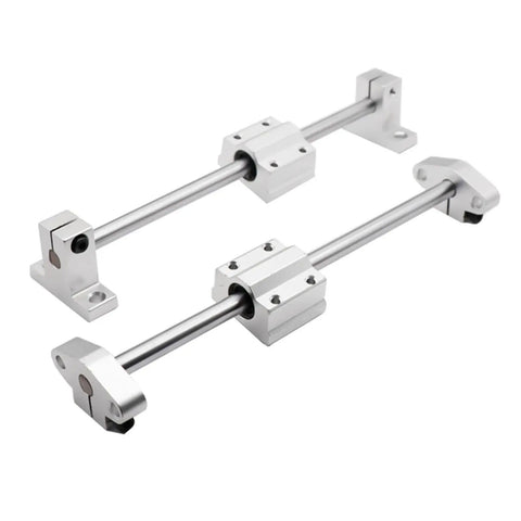 Badass Universal Linear Motion Ball Bearing Slide Block Bushing For CNC 3D Printer Shaft Guide Tough Aluminum Housing