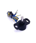 Angular Displacement Sensor WDA-D22-A Absolute Encoder for Precise Angle Measurement, No-Contact Magnetic Angle Sensor With High Resolution, Low Drift, Excellent Linearity, Wide Temperature Range, Rugged For Water And Oil, Vibration And Impact, black wired mount