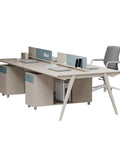 Ergonomic Studio Computer Desk With Reversible Screen Panel And Totally Hideaway Wiring For A Super Neat Workspace Featuring Sound Dampening Shelves Custom Keypad Locks And Tough Build For Serious Daily Hustle with storage.