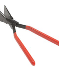 3 Piece Bending Pliers Set for Sheet Metal and Auto Repair, straight plier with red handles, heavy duty carbon steel