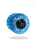 Blue 32H Beefy Aluminum Alloy Rear Hub with Quick Release for 135mm frames, 6 bolt disc brake compatible, 32 holes