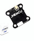 Ultra Light 40CH FPV Transmitter With 20x20mm Mount, Adjustable 25-600mW VTX, JHEMCU brand on white background