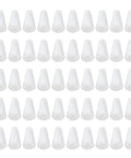 Bulk 50 Pack High Temp Silicone Tapered Plugs Set Pro Grade For Sealing Unthreaded And Threaded Holes Conical Stoppers shown in rows