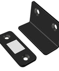 Two Piece Strong Magnetic Cabinet Catches With Hidden Door Closer And Screws For Closet Cupboard Furniture Hardware Home Improvement Black