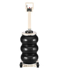 Beefy Triple Bag Air Jack 3 Ton Pneumatic Lift For Cars, SUVs And Trucks - Fast 1-6 Second Lift To 17.7 Inches - Adjustable Long Handle, Six Steel Pipes, Heavy Duty Air Jack For Tire Changes And Undercarriage Repairs