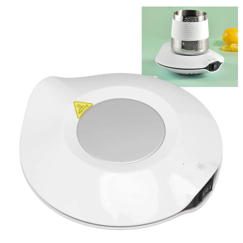 Keep Your Sips Lit Or Icy Cold Usb Powered Mug Warmer Chiller Pad with dual temp control for ceramic, glass, steel cups.