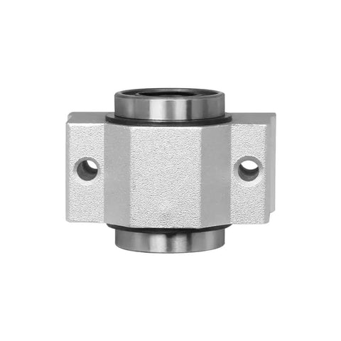 Zero Drag Linear Ball Bearing Slide Block Bushing For Cnc Machines One Piece Precision Guide with rubber seals and metal housing.
