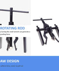 Beefy Three Jaw Inner Bearing Puller Set with Jaw Pilot Bearing Puller Bushing Gear Extractor on white background