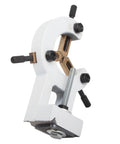 Rock Solid Cast Iron Steady Rest For Mini Wood Lathes 8X16 Inch Metal Center Frame Stabilizer tool rest, close-up view on white background.