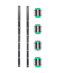 Top Notch High Precision Linear Guide Rail Kit With Four Smooth Blocks For 1000mm Setup Plus Extra Length Options Like 950 And 1200MM For Awesome CNC Build Or DIY Machine Projects That Need Rock Solid Stability And Super Low Friction Motion Every, 1000mm steel linear rail kit with four blocks for CNC and DIY machines