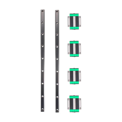 Top Notch High Precision Linear Guide Rail Kit With Four Smooth Blocks For 1000mm Setup Plus Extra Length Options Like 950 And 1200MM For Awesome CNC Build Or DIY Machine Projects That Need Rock Solid Stability And Super Low Friction Motion Every, 1000mm steel linear rail kit with four blocks for CNC and DIY machines