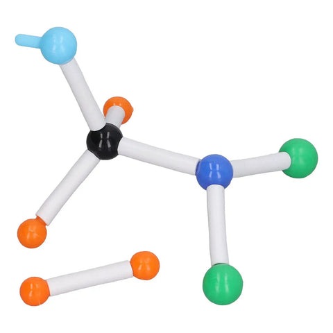 Organic Chemistry Model Kit With Vibrant Colorful Balls And 3D Molecular Structures For Hands On Learning Portable Student And Teacher Friendly