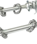 Premium Front Axle Bearings for Bikes That Are Top Notch 4.92 Inch Silver High Strength Lightweight Design shown in image