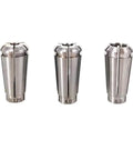 Premium Precision Ground CHK Spindle Chuck Collets For CNC And Manual Milling 3.175 4 6mm Size shown in metallic finish.