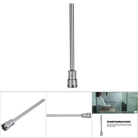High Precision ER16M 150L Collet Chuck Holder For CNC Milling And Lathe Work Straight Shank Durable Chrome Moly Alloy Construction