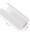 U Shaped Chair Glides For 19 To 22 mm Tubular Chairs Anti Slip Floor Protectors shown with dimensions