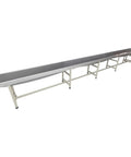 Heavy Duty PVC Conveyor Belt System With Aluminum Frame 236 By 15.7 Inch Adjustable Speed 110V 250W Industrial Grade Material