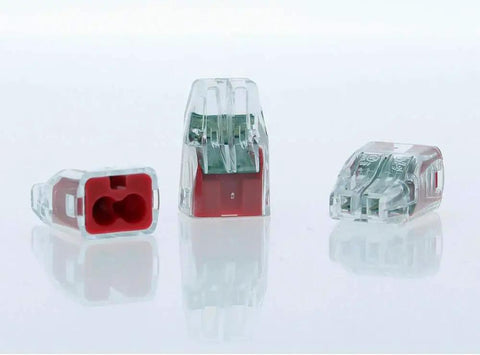 Push-In Wire Connectors Assorted Pack 2-Port 3-Port 4-Port 75 Pieces No-Twist Design For Quick Splices