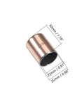6 Pack Tough As Nails Sleeve Bearings, 22 Mm Bore, 25 Mm Outer Diameter, 30 Mm Length, oil-free bronze liners.
