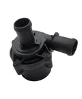 Top Shelf 12V Electric Engine Cooling Water Pump Keeps Your Rig Cool With Hella Reliable Leak Resistant Build Stops Overheating For Chevy Bolt Buick Daily Drivers, black plastic water pump with two inlet outlets.