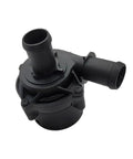12V Electric Water Pump For Chevrolet Bolt EV And Buick Lacrosse featuring a durable black plastic housing and multiple hose connections.