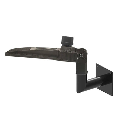 90 Degree LED Wall Mount Bracket for Slip Fitter Lights Beefy Heavy Duty Wall Bracket to Slip Fit Mount Fits 2 3 8 Inch Poles