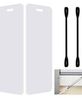 Heavy Duty Appliance Moving Sliders for Furniture, 660 Pound Capacity, Non Scratch Floor Pads for Carpet Tile and Hardwood, Includes Pull Strap, 2 Pack