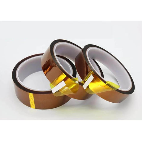 3D Printer Heat Resistant Kapton Polyimide Insulating Tape 20mm wide, 30m long, high temp protection, adhesive BGA tape