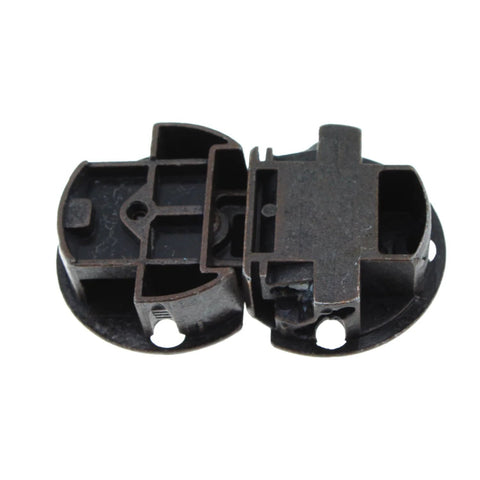 2 Pack Adjustable Flip Top Concealed Hinge For Cabinets And Wardrobes In Red Antique Brass Finish Nickel Plated Zinc Alloy
