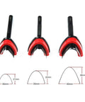 Pro Grade Belt End Cutter Punch Set V Type Leather Tool Kit For Belt Straps Three Size Options S M L DIY Leather Craft Punches