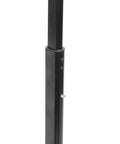 Close-up of the iron pole mechanism of the Heavy Duty Folding Hand Truck With 4 Wheels And Detachable Tray for HVAC tools.