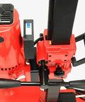 Badass 12 Inch Concrete Core Drill Rig With 12 Piece Pro Series Diamond Wet Core Bit Set 1 To 12 Inches showing top view of motor and controls.