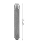 Metal Stamping Tools Set Steel Stamp 0.24 Inch Punch showing heart design tip and 2.5 inch length detail