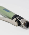 Air Nipper Wire Cutter For Cutting Plastic Copper And Steel With A Lightweight Aluminum Body Built Tough For Pro Grade Jobs 26.5 Bar Power Cuts Copper Up To 0.8mm And Steel Up To 0.5mm Includes Blade B-S10 Model ST-66710 close-up side angle