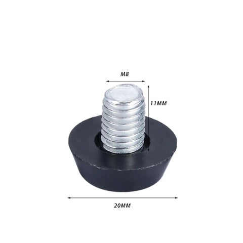 Sturdy Metal Adjustable Glide Leg Set For Tables And Desks With Screw On Levelers M6 And M8 Threaded Stems Built To Last No Frills Height Adjustable