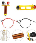 Two Pack Education Electromagnet And Electric Circuit Lab Kit components with wiring and coil detail, classroom teaching tool.