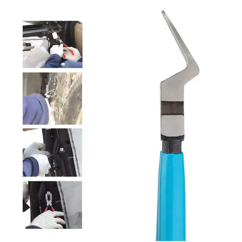 Heavy Duty Auto Clip Pliers Set With Diagonal Cutting Pliers Wire Flush Cutters Push Retainer Pry Tools Pry Puller Clips And Clip Remover For Car Trim Rivets And Panels Panel Clip Removal Kit For DIYers And Pros