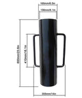 34Lb T Post Driver With Handles Pro Grade Heavy Duty Metal Fence Post Driver And Hole Digger for Wood Posts dimensions