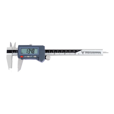 Pro Grade Digital Caliper 6 Inch 150mm with 4 in 1 Measuring Functions for Outside Diameter, Inside Diameter, Step, and Depth