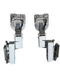 Soft Close Flip Cabinet Hinges 1 Pair Galvanized Steel Furniture Hinges For Kitchen Cabinets Self Closing Cabinet Hardware Easy Install Durable Quiet And Smooth Operation