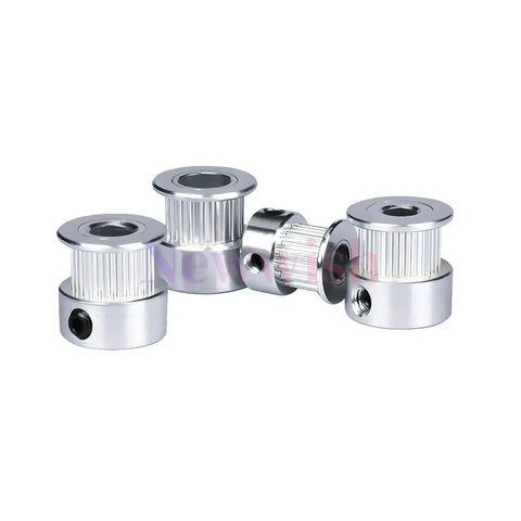 Pack of 4 aluminum GT2 Timing Pulley 20 Teeth 8mm Bore for 6mm Belt for 3D Printer CNC Machines, lightweight and durable