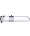Stainless Steel Circular Saw Edge Guide And Woodworking Positioning Trough Jig Portable Saw Base with precision scale, adjustable base.