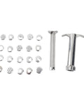 Polymer Clay Extruder Kit With 19 Metal Discs for clay ceramics pottery sugar paste cake decorating ergonomic handle