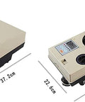 Skip The Heavy Cash Counting Grind With This Smooth Operator Coin Sorter showing unit dimensions and side view features.