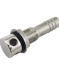 316 Stainless Steel Gas Tank Vent Cowl With Mounting Gasket And Hardware For Marine Boats And Yachts, side view