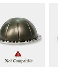 Image showing Nespresso OriginalLine pod compatibility with Tempered Glass Top Coffee Capsule Holder Drawer Fits 36 Nespresso OriginalLine Pods Small Size Heavy Duty Metal Frame Kitchen Countertop Organizer With Easy Clean Plastic Drawer.