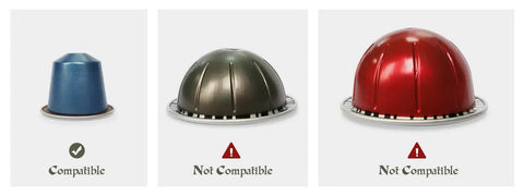 Image showing Nespresso OriginalLine pod compatibility with Tempered Glass Top Coffee Capsule Holder Drawer Fits 36 Nespresso OriginalLine Pods Small Size Heavy Duty Metal Frame Kitchen Countertop Organizer With Easy Clean Plastic Drawer.